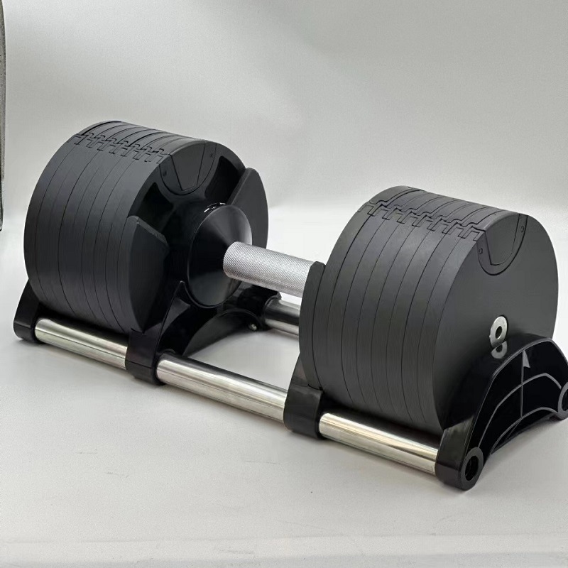 Adjustable Dumbbell Pair 40Kg - ชุดอุปกรณ์ฟิตเนสปรับน้ำหนักได้พร้อมดัมเบลเหล็กหล่อ น้ำหนัก 36 กก.