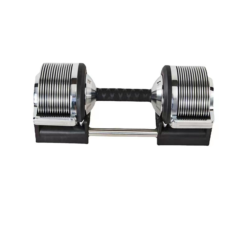 Adjustable Dumbbell Pair 40Kg - เครื่องออกกำลังกายดัมเบลปรับน้ำหนักได้ 32 กก. ปี 2023 สำหรับใช้ในบ้านและยิม