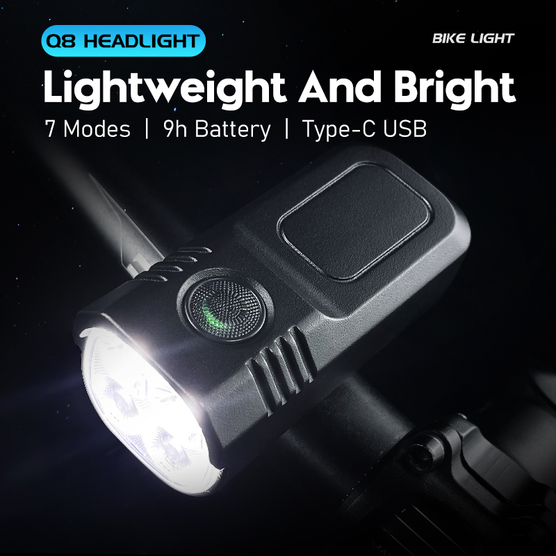Rechargeable Bicycle Headlight 1000 Lumen - CYCLAMI จักรยาน 1000 Lumen 2000 mAh
