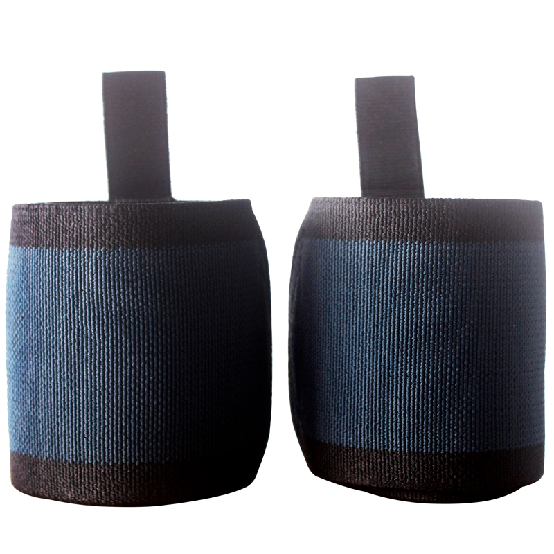 Wrist Wraps Weightlifting Support - ที่พันข้อมือยกน้ำหนักที่มีความยืดหยุ่นที่รัดข้อมือไนลอนสายรัดข้อมือบุนวมอุปกรณ์ฝึกความแข็งแรงฟิตเนส1คู่
