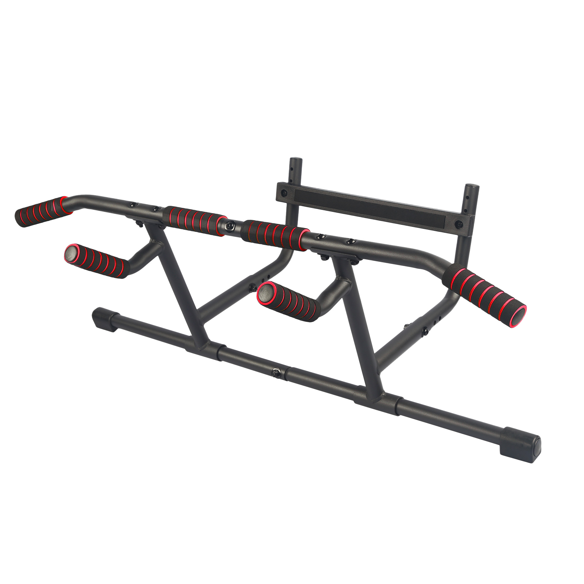 Door Pull Up Bar No Screw - บาร์โหนปรับระดับได้สำหรับติดตั้งที่ประตู – บาร์โหนแบบไม่ต้องใช้สกรู แข็งแรงทนทาน สำหรับการฝึกความแข็งแรงในยิมที่บ้าน ใช้ได้กับกรอบประตูส่วนใหญ่