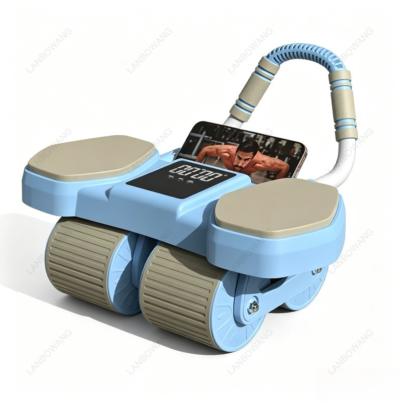 Ab Roller Wheel With Elbow Support - ล้อบริหารหน้าท้องอัจฉริยะ 4 ล้อ พร้อมระบบเด้งกลับอัตโนมัติ และที่รองรับข้อศอกสองชั้น สำหรับผู้ชายและผู้หญิง