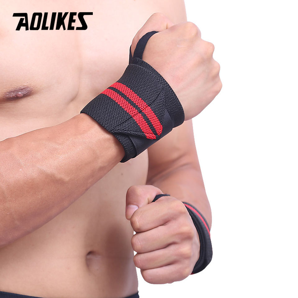 AOLIKES 1 คู่สายรัดข้อมือสายรั - Wrist Wraps Weightlifting Support บทวิจารณ์และราคา