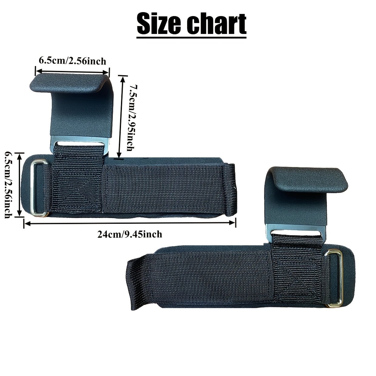 สายรัดข้อมือแบบตะขอสำหรับยกน้ำ - Wrist Wraps Weightlifting Support บทวิจารณ์และราคา