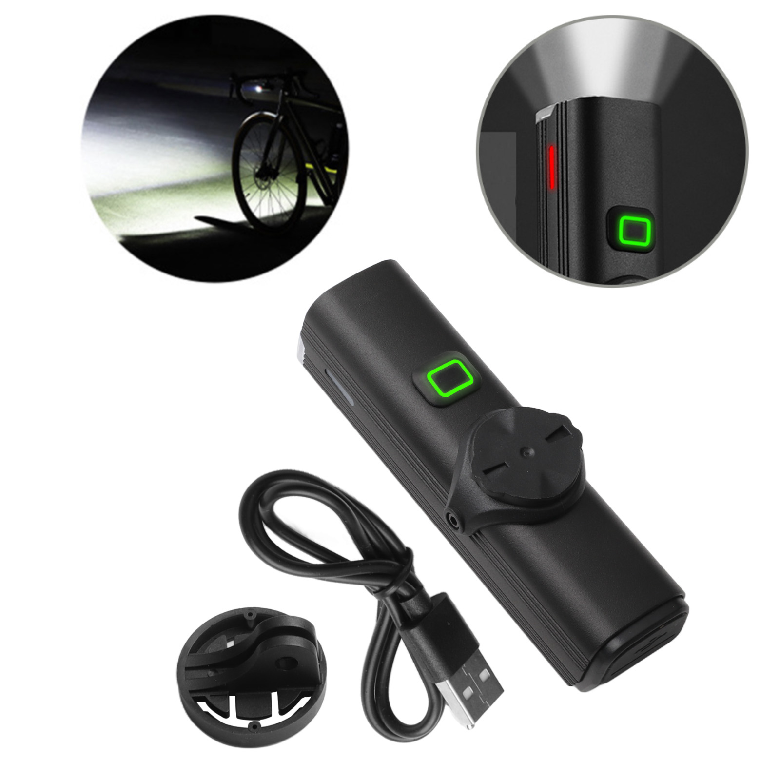 /1000 ลูเมน /แบบชาร์จไฟได้ /ไฟ - Rechargeable Bicycle Headlight 1000 Lumen บทวิจารณ์และราคา
