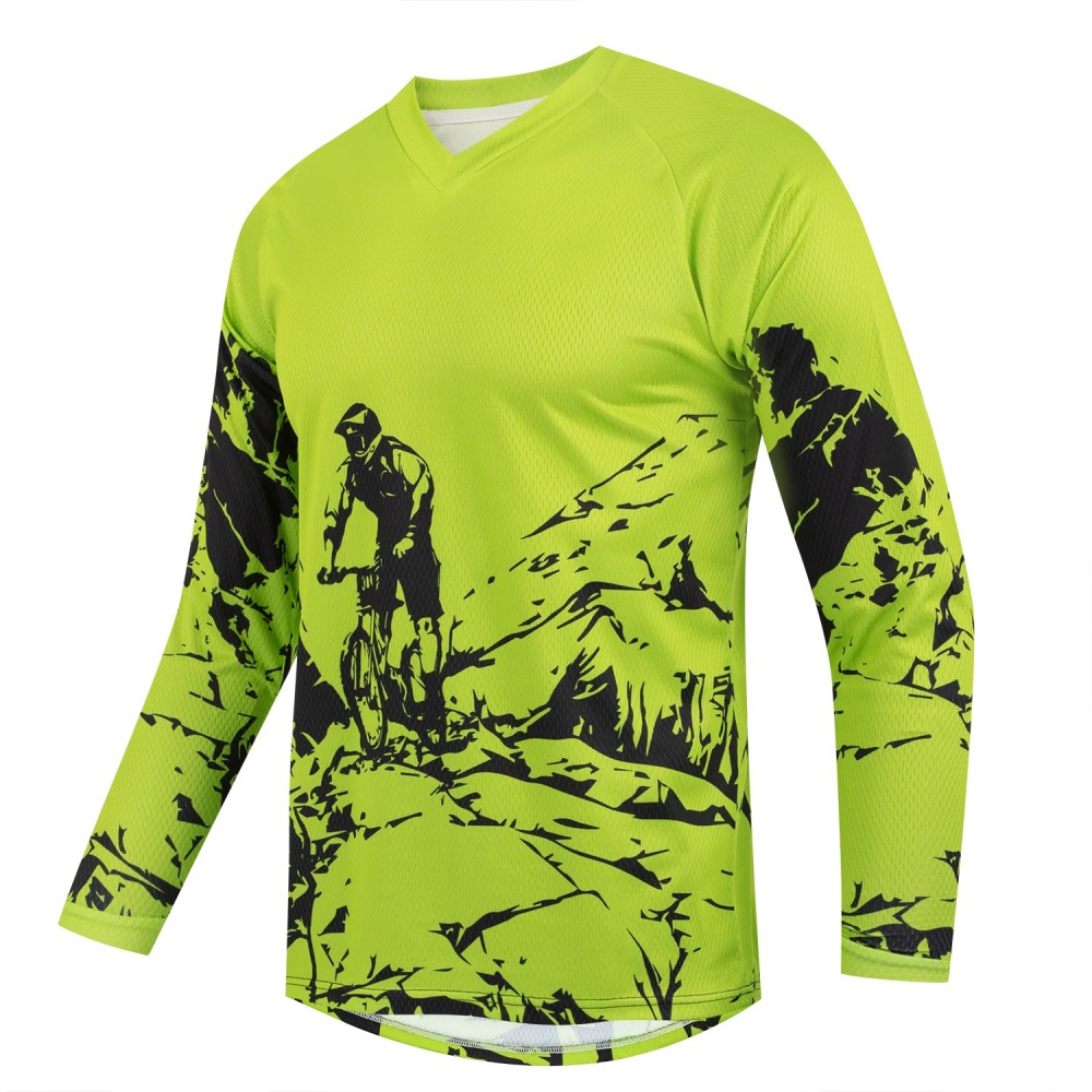 เสื้อยืดแขนยาวพิมพ์ลายจักรยานเ - Cycling บทวิจารณ์และราคา