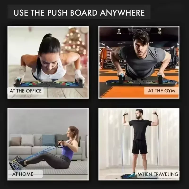อุปกรณ์ฝึกกล้ามเนื้อแบบพับได้ส - Push Up Board Foldable Multi Function บทวิจารณ์และราคา