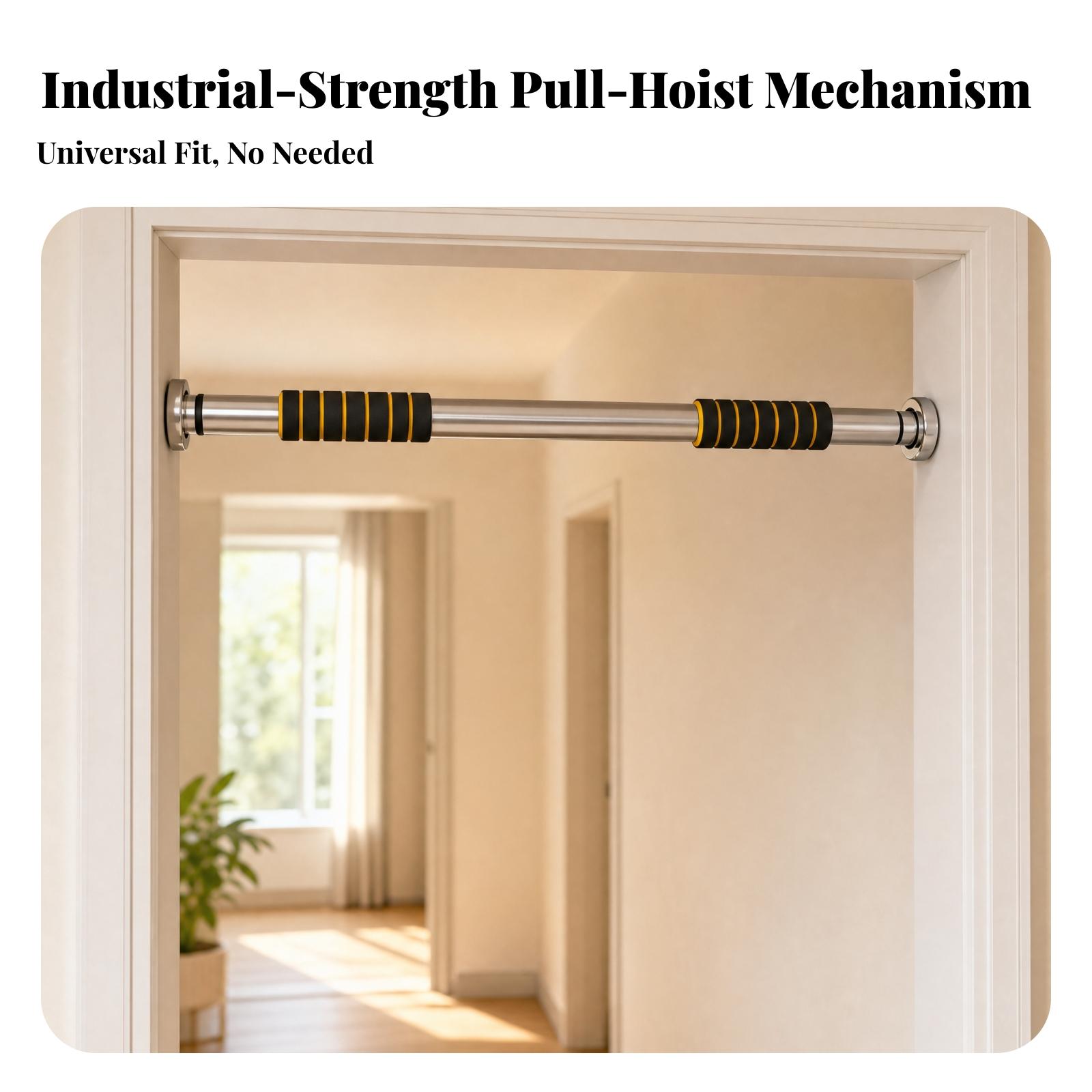 บาร์ดึงข้อแบบพกพาติดตั้งกับกรอ - Door Pull Up Bar No Screw บทวิจารณ์และราคา