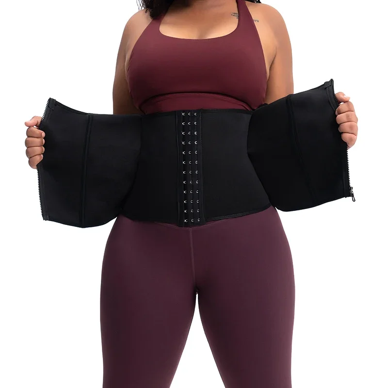 ผู้หญิงเอวเทรนเนอร์ Body Shape - Sweat Waist Trainer Belt Neoprene บทวิจารณ์และราคา