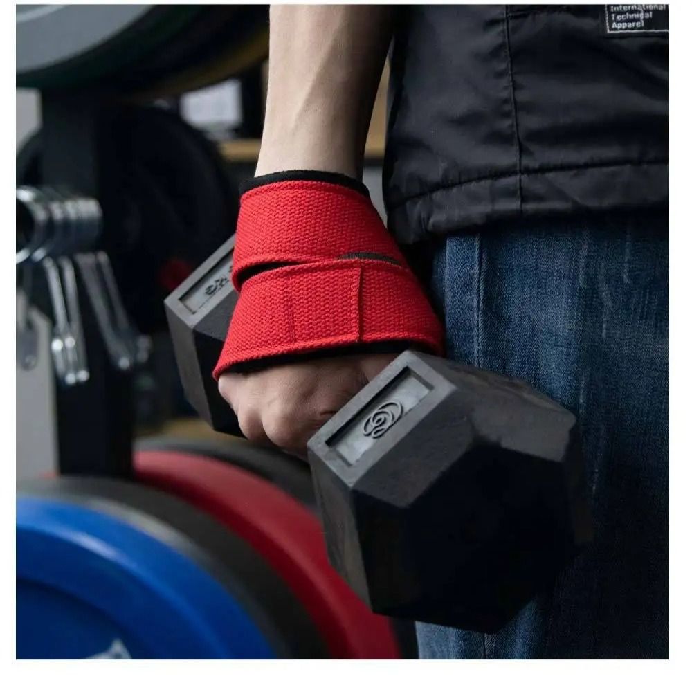 สายรัดข้อมือยกน้ำหนักโพลีเอสเต - Wrist Wraps Weightlifting Support บทวิจารณ์และราคา