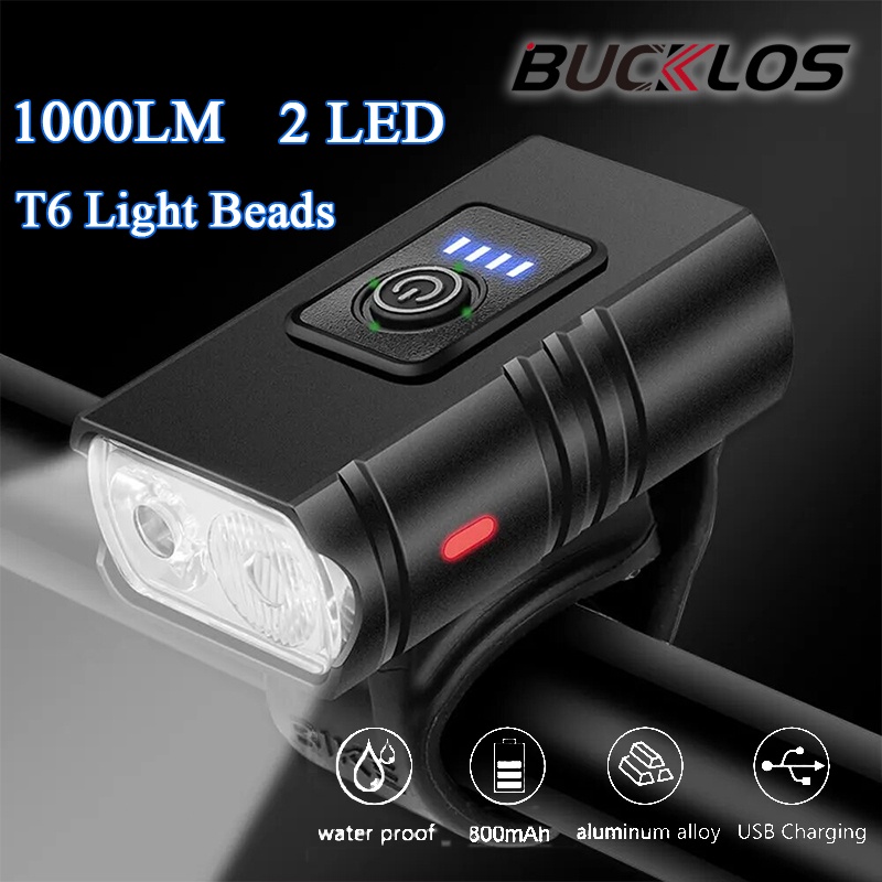 ไฟจักรยาน 1000 Lumen 2500mAh จ - Rechargeable Bicycle Headlight 1000 Lumen บทวิจารณ์และราคา