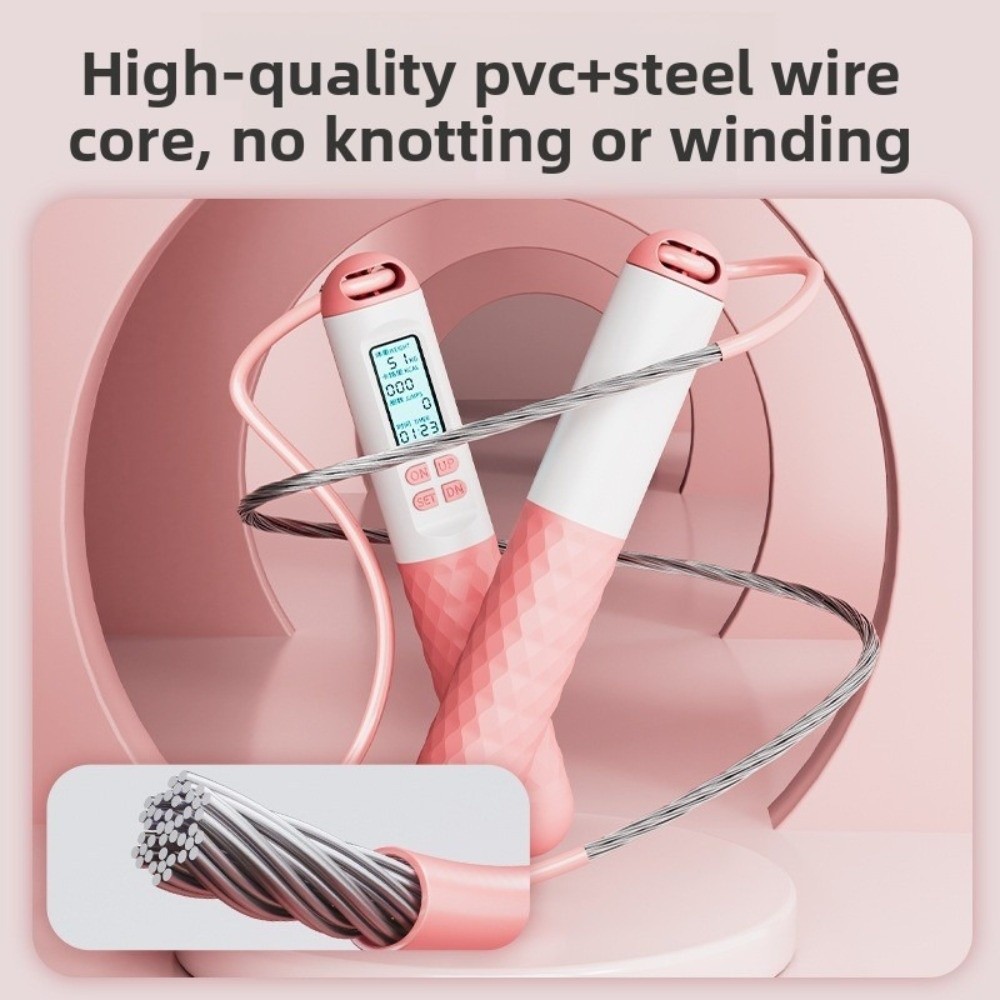 เชือกกระโดดไร้สายพร้อมตัวนับน้ - Smart Jump Rope Digital Counter บทวิจารณ์และราคา