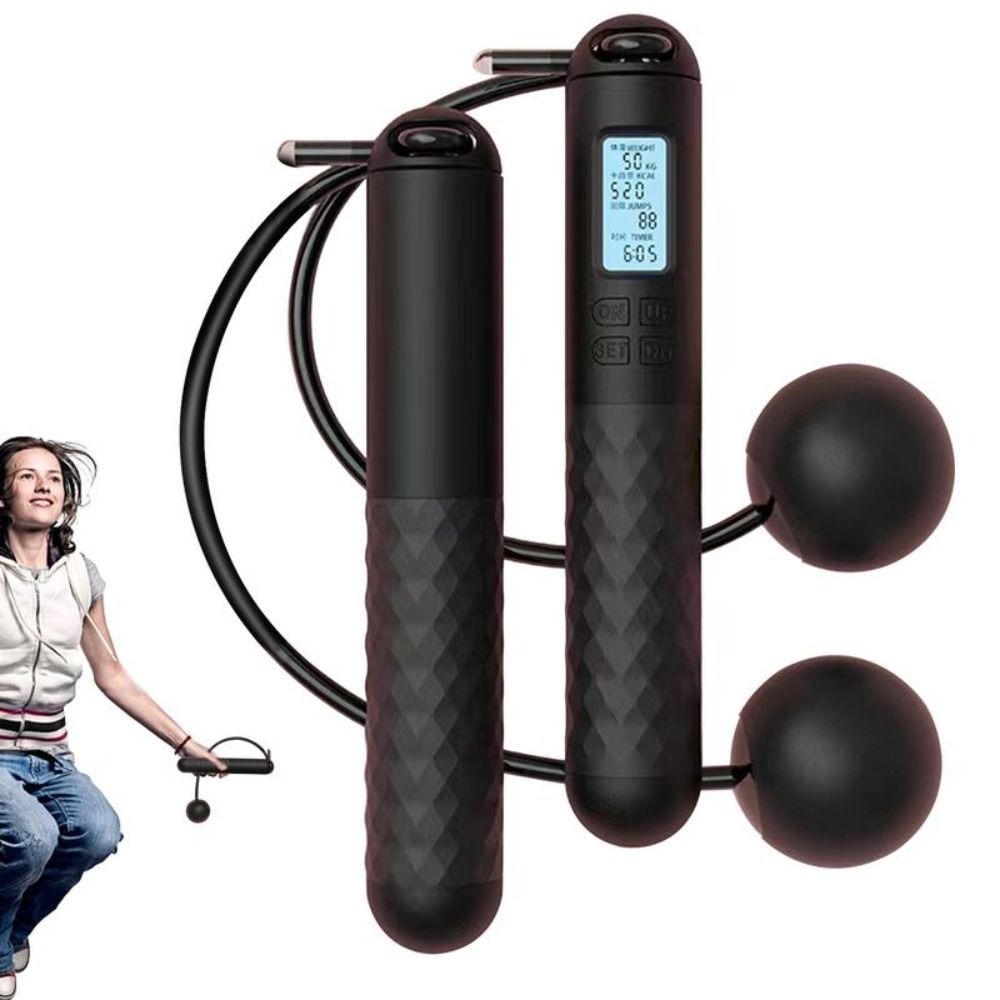 เชือกกระโดดไร้สาย ไม่มีเชือก ป - Smart Jump Rope Digital Counter บทวิจารณ์และราคา
