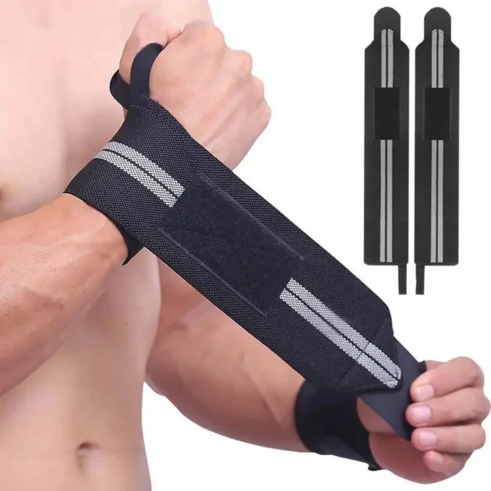 สายรัดข้อมือยืดหยุ่น 2 ชิ้น, ส - Wrist Wraps Weightlifting Support บทวิจารณ์และราคา