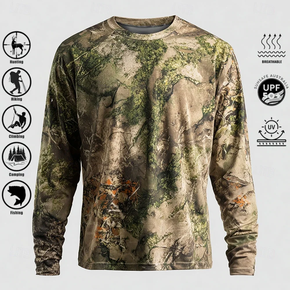 เสื้อยืดแขนยาวผู้ชาย โพลีเอสเต - Hiking บทวิจารณ์และราคา
