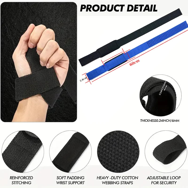 สายรัดข้อมือยกน้ำหนัก สายรัดออ - Wrist Wraps Weightlifting Support บทวิจารณ์และราคา