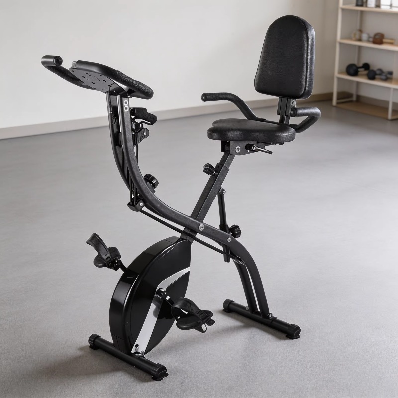 จักรยานออกกำลังกายแบบพับได้สำห - Exercise Bike Magnetic Resistance บทวิจารณ์และราคา