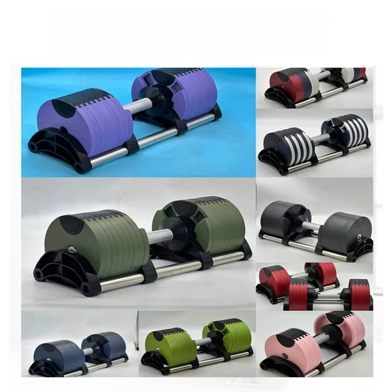 อุปกรณ์ฟิตเนสสำหรับยิม ดัมเบลป - Adjustable Dumbbell Pair 40Kg บทวิจารณ์และราคา