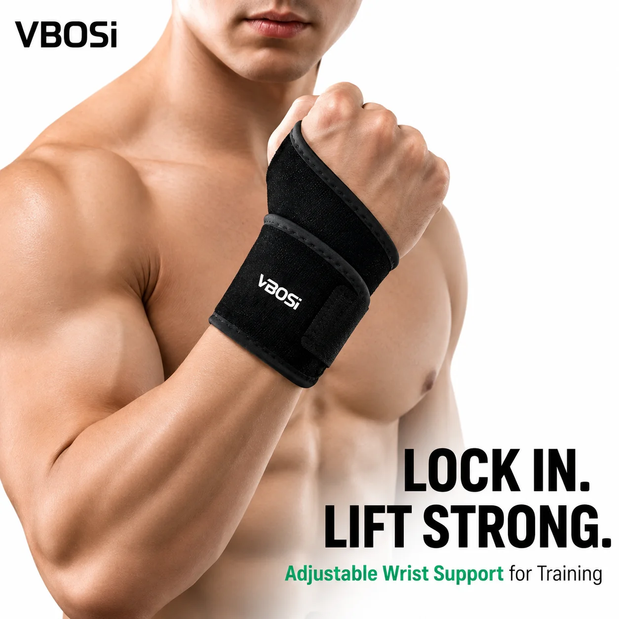 VBSOi อุปกรณ์พยุงข้อมือแบบปรับ - Wrist Wraps Weightlifting Support บทวิจารณ์และราคา
