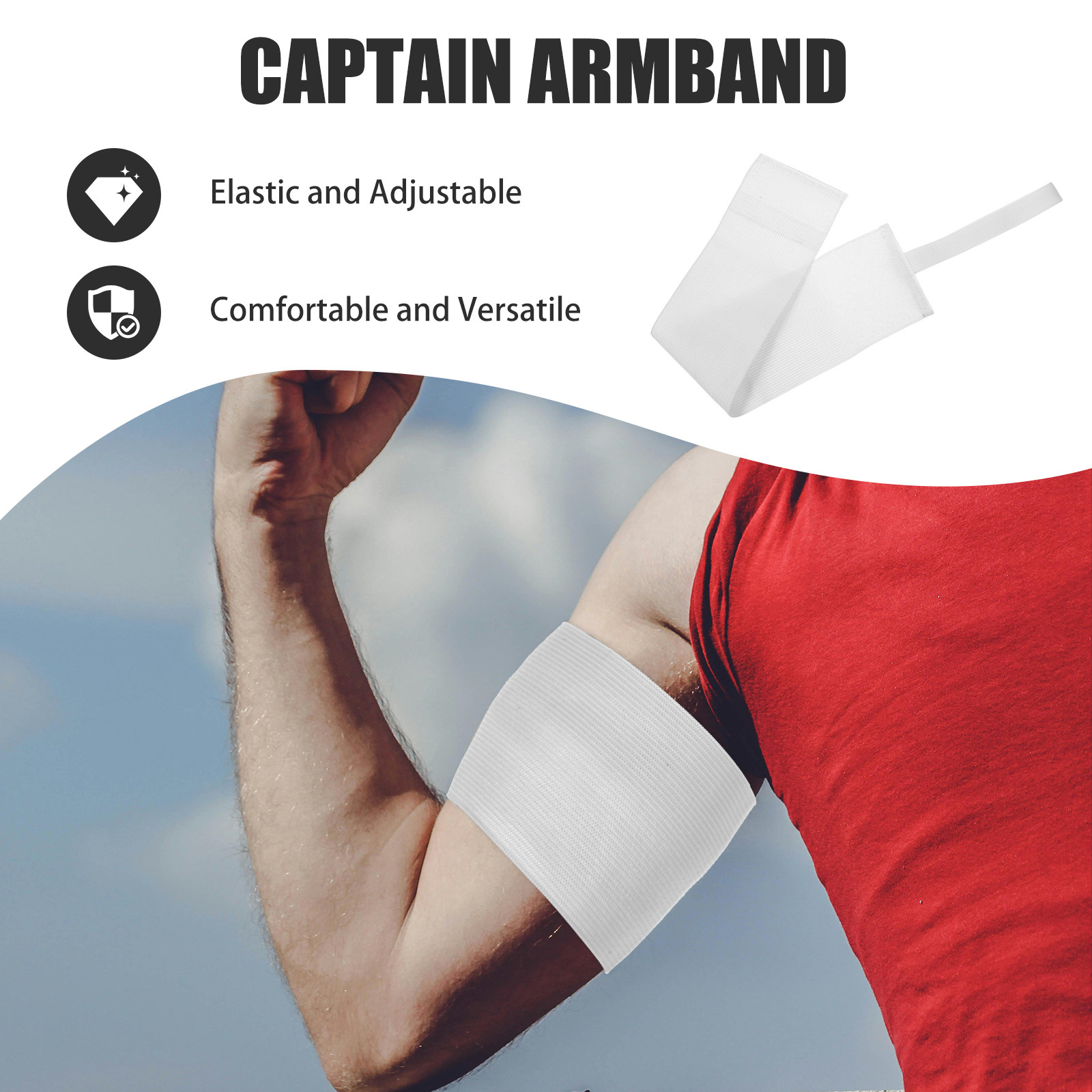 ปลอกแขนกัปตันทีมฟุตบอล 4 ชิ้น  - Team Sports บทวิจารณ์และราคา
