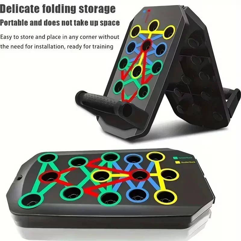 แผ่นวิดพื้นอเนกประสงค์แบบพกพา  - Push Up Board Foldable Multi Function บทวิจารณ์และราคา