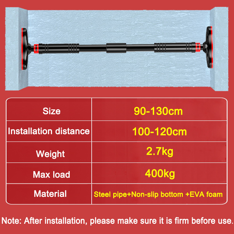 บาร์โหนแบบปรับได้ 90-130 ซม. ส - Door Pull Up Bar No Screw บทวิจารณ์และราคา