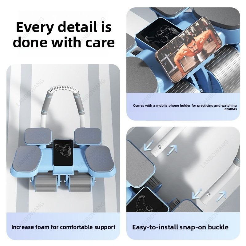 ล้อบริหารหน้าท้องอัจฉริยะ 4 ล้ - Ab Roller Wheel With Elbow Support บทวิจารณ์และราคา