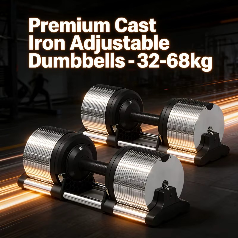 ดัมเบลปรับน้ำหนักได้ 32 กก. 70 - Adjustable Dumbbell Pair 40Kg บทวิจารณ์และราคา