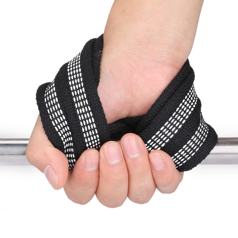 สายรัดข้อมือ deadlift สำหรับพู - Wrist Wraps Weightlifting Support บทวิจารณ์และราคา