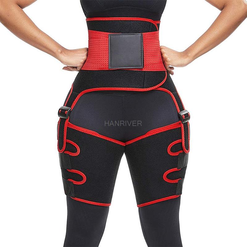 3 ใน 1 เอวและต้นขาTrimmerเข็มข - Sweat Waist Trainer Belt Neoprene บทวิจารณ์และราคา