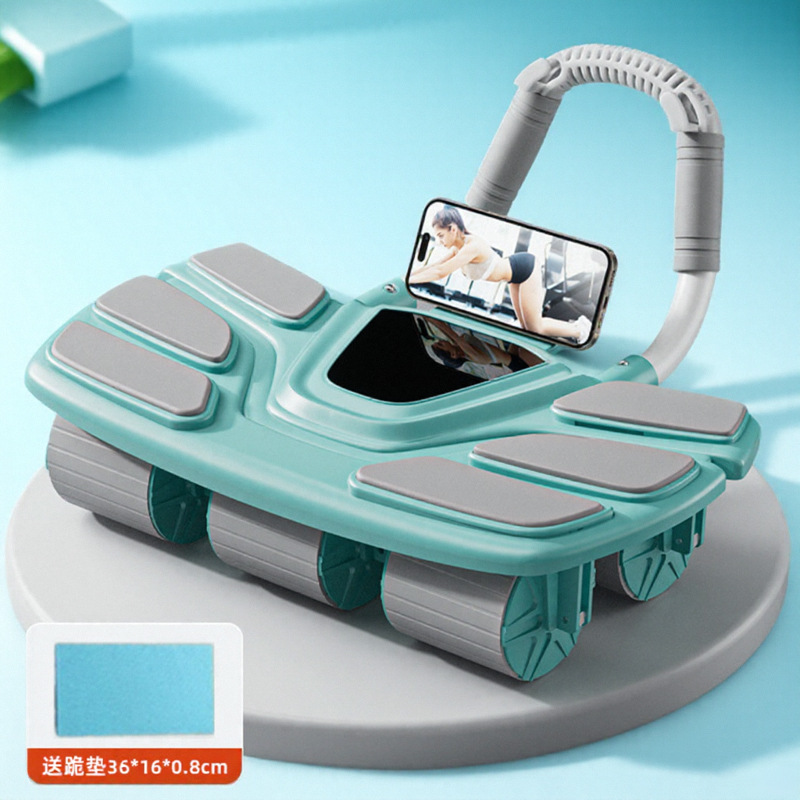 ล้อบริหารหน้าท้อง 6 ล้อ แบบเด้ - Ab Roller Wheel With Elbow Support บทวิจารณ์และราคา