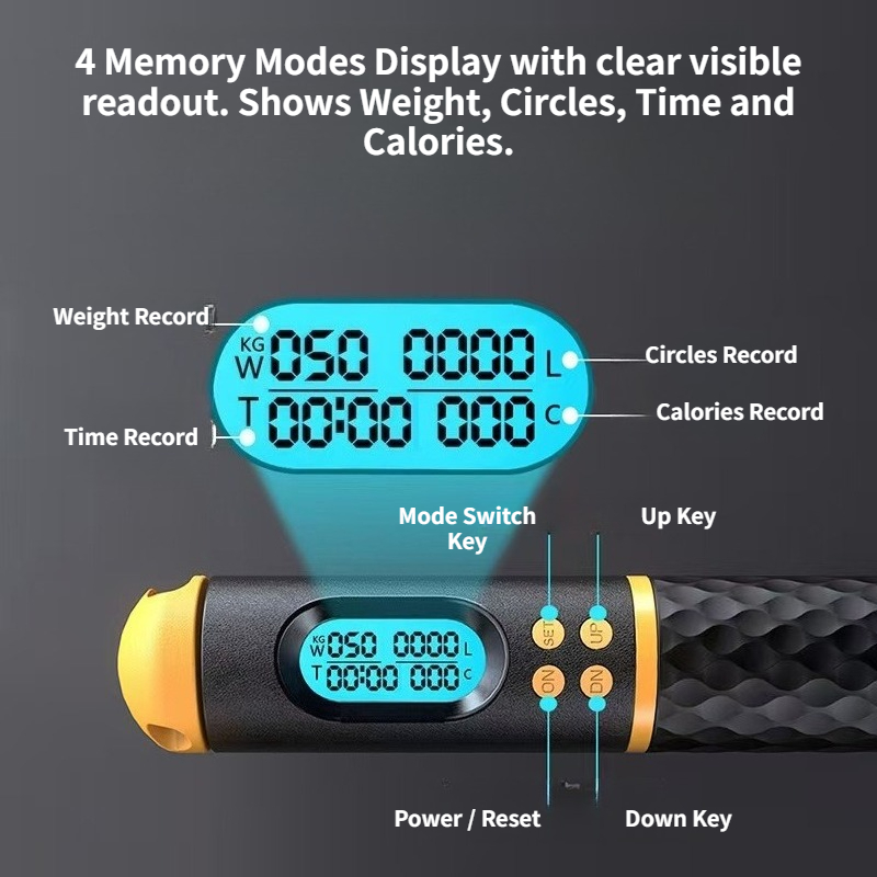 เชือกกระโดดอัจฉริยะ, เชือกกระโ - Smart Jump Rope Digital Counter บทวิจารณ์และราคา
