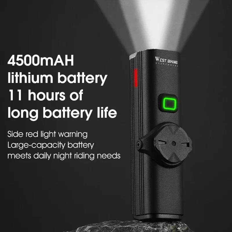 WEST BIKING ไฟหน้าจักรยานแบบปล - Rechargeable Bicycle Headlight 1000 Lumen บทวิจารณ์และราคา