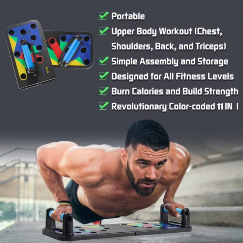 อุปกรณ์ฝึกกล้ามเนื้ออเนกประสงค - Push Up Board Foldable Multi Function บทวิจารณ์และราคา