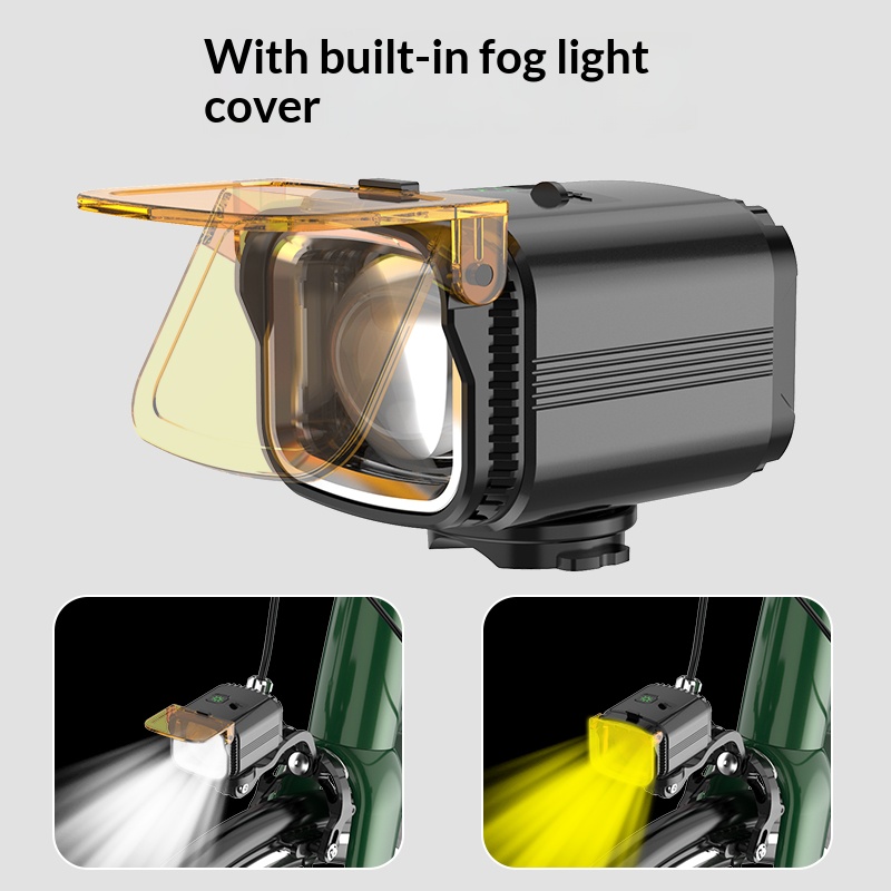 ไฟหน้าจักรยานพับได้ OFFBONDAGE - Rechargeable Bicycle Headlight 1000 Lumen บทวิจารณ์และราคา