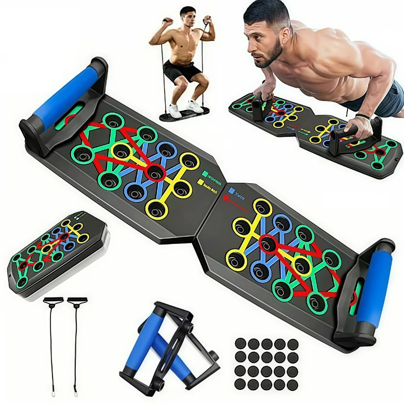 บอร์ดวิดพื้นแบบพับได้พร้อมสายย - Push Up Board Foldable Multi Function บทวิจารณ์และราคา